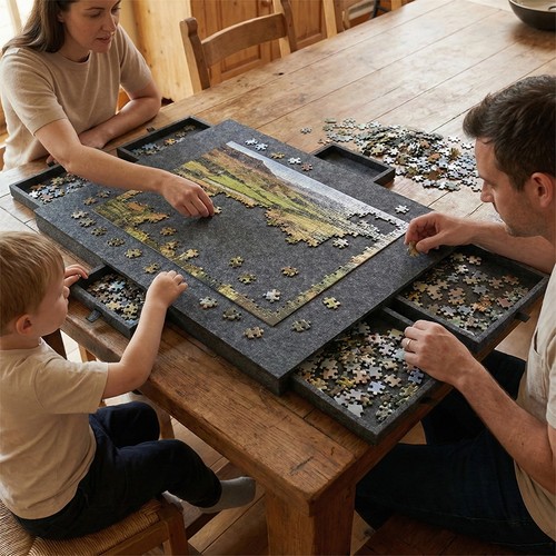 Jigsaw puzzle board - jigsaw, portable