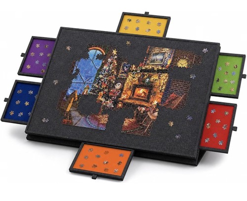 Felt jigsaw board - jigsaw, board,portable