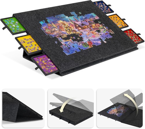 Felt jigsaw puzzle - puzzle, board