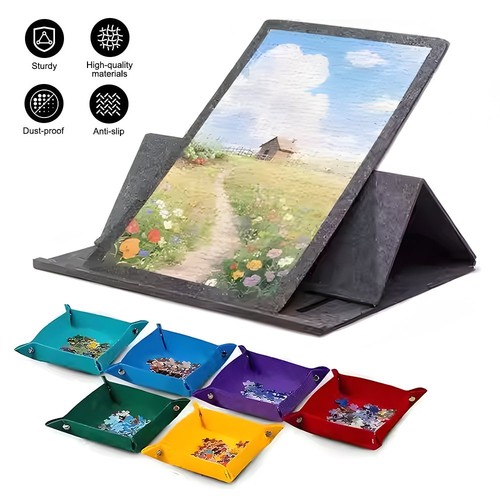 Puzzle board with colored - puzzle,