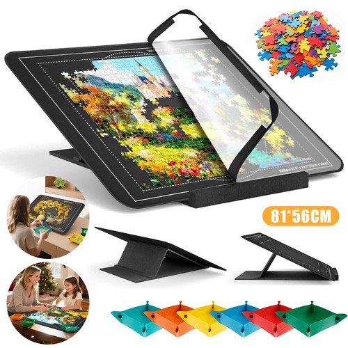 Jigsaw puzzle board with - puzzle,