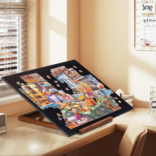 Foldable jigsaw puzzle board - jigsaw,
