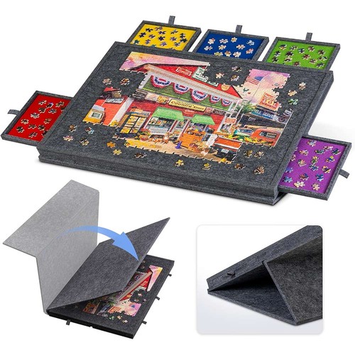 Portable felt jigsaw puzzle - jigsaw,