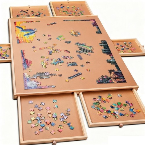 Wooden jigsaw puzzle - jigsaw,