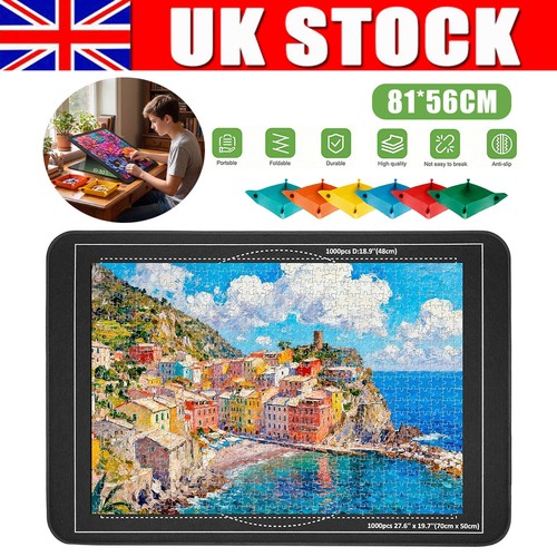 Jigsaw puzzle board with - puzzle,