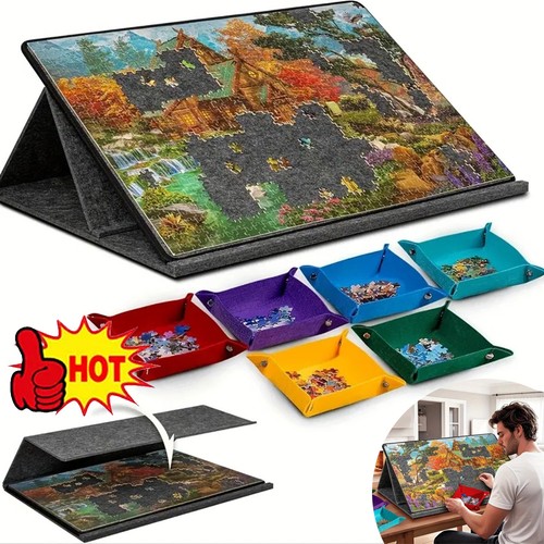 Portable puzzle board felt - portable,