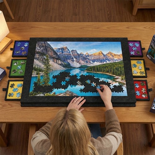 Felt jigsaw puzzle board - puzzle,