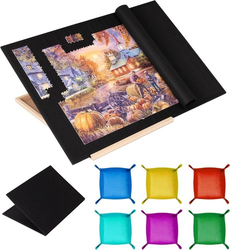 Foldable jigsaw puzzle - puzzle, board