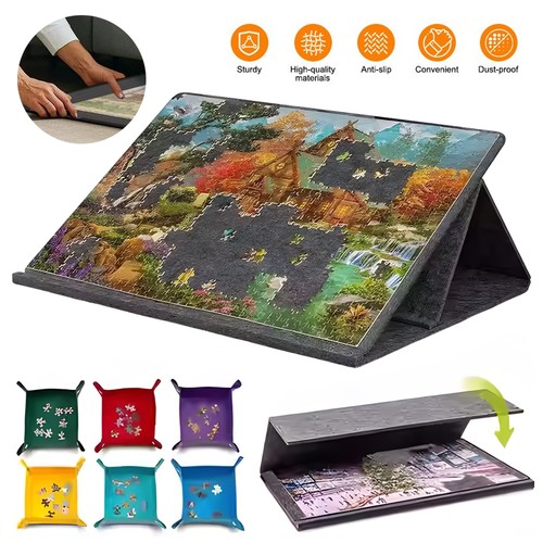 Puzzle board with colored - puzzle,